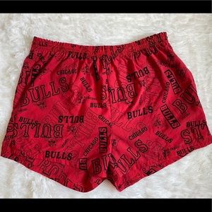 Vintage Chicago Bulls Swim Trunks Rare